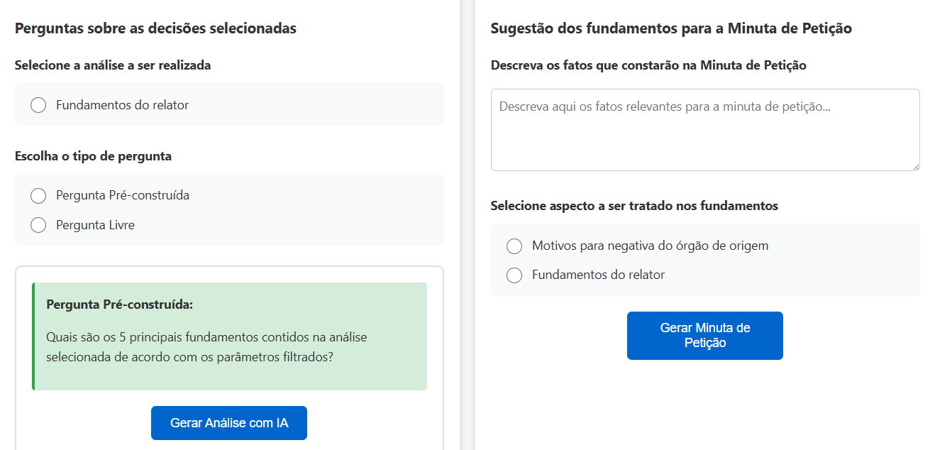 Comparativo entre câmaras
